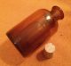 Antique Medicine (pharmacy,  Apothecary) Chemist Glass Bottle Bottles & Jars photo 9