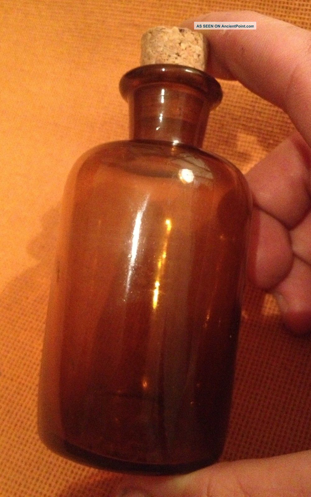 Antique Medicine (pharmacy,  Apothecary) Chemist Glass Bottle Bottles & Jars photo