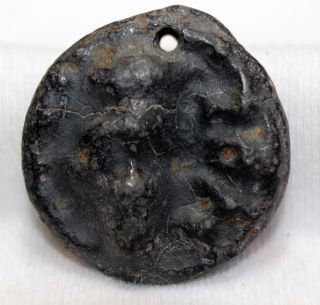 Ancient Viking Bronze Pendant - 900 A.  D. photo