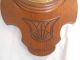 Art Deco French Carved Oak Wood Wall Barometer,  Thermometer,  Early 20th Century. Other photo 5