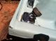 Antique Vtg Cast Iron Blue Barber Shampoo Sink Belvedere Bathroom Porcelain Plumbing photo 5