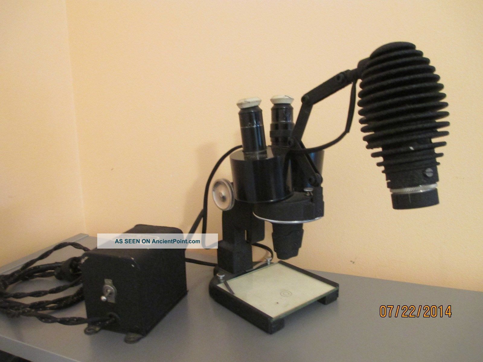 Antique 1930 ' S Spencer Microscope W/ Light Made In Usa Aa++ Microscopes & Lab Equipment photo