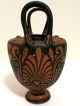 Rare Greek Black On Red Two Handle Vase - Apulian Lebes Gamikos 4th Century Bc Greek photo 4