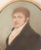 Antique Miniature Portrait Oil Painting On Ivory By Sampson Towgood Roche Other photo 4