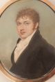 Antique Miniature Portrait Oil Painting On Ivory By Sampson Towgood Roche Other photo 5