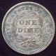 1837 Seated Liberty Dime Silver Awesome Au+ Detailing No Stars Rare Flat Top 7 The Americas photo 3