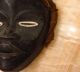 African Rare Old Antique Mask Art Spirit Coast Tribe Folk Tribal Congo A Fine Nr Masks photo 1