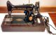 Singer Sewing Machine With Wood Case Vintage 1926 Sewing Machines photo 1