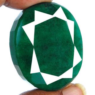 272.  50 Cts Authentic Igli Certified 100% Natural Rare Huge Supreme Green Emerald photo