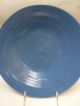 19th Or 18th Century Chinese Blue Monochrome Plate Bowl Plates photo 1