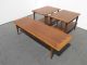 Lane Acclaim Mid Century Modern Walnut Coffee Table & Two End Tables Post-1950 photo 1
