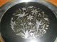Gorgeous Black & Silver Plate Oneida Bird Plate (b) Flatware & Silverware photo 3