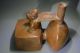 Pre Columbian Double Chamber Warrior Figure Ceramic Vessel Wtl Test Inca Empire Figurines photo 3