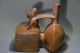 Pre Columbian Double Chamber Warrior Figure Ceramic Vessel Wtl Test Inca Empire Figurines photo 4