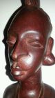 Primitive Style Wooden Mahogany African Woman Figurines Bust Sculptures & Statues photo 2