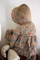 ❢naive Primitive Folk Art Fabric Cloth Creapy Stuffed Doll Early Old Antique ை Primitives photo 6