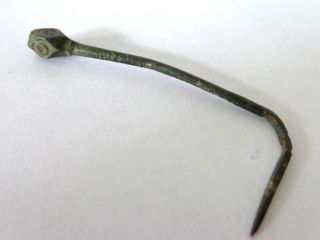 Anglo - Saxon Bronze Pin photo
