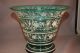 Exquisite Venetian Glass Enameled Tall Footed Bowl Late 1800 ' S/ship Scenic Bowls photo 1