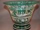 Exquisite Venetian Glass Enameled Tall Footed Bowl Late 1800 ' S/ship Scenic Bowls photo 2