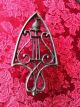 Vintage Lyre And Pineapple Trivet Footed Cast Iron Virginia Metalcrafters 9 - 21 Trivets photo 1