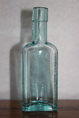 Antique M.  M.  Fenner Md Established 1872 Crude Smooth Bottom Bim Medicine Bottle photo