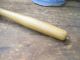 Early Antique Wood Bell Shaped Masher Butter Yellow Milk Paint Primitives photo 1