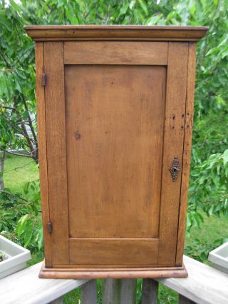 Antique Oak And Pine Cubby Cupboard photo