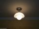 ((deco) Vintage Ceiling Lamp Light Glass Shade Fixture Kitchen Bath Hall Chandeliers, Fixtures, Sconces photo 2