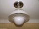((deco) Vintage Ceiling Lamp Light Glass Shade Fixture Kitchen Bath Hall Chandeliers, Fixtures, Sconces photo 3