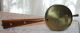 Vintage Mid Century Teakwood Brass Barometer Thermometer Airguide Instrument Co Barometers photo 1