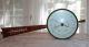 Vintage Mid Century Teakwood Brass Barometer Thermometer Airguide Instrument Co Barometers photo 8