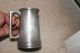 Antique Chinese Pewter Tea Cup Decorated With Dragon Marked Glasses & Cups photo 4
