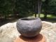 Native American Style Clay And Crushed Shell Engraved Pottery Bowl Bowls photo 1
