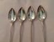 Towle Sterling Silver Flatware Antique 1895 Old Colonial 4 Iced Tea Spoons Ice Flatware & Silverware photo 2