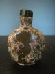 Unusual 19th C.  Antique Chinese Puddingstone Snuff Bottle Snuff Bottles photo 2