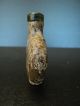 Unusual 19th C.  Antique Chinese Puddingstone Snuff Bottle Snuff Bottles photo 3