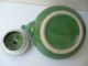 Antique Chinese H/panted Green Teapot Teapots photo 6