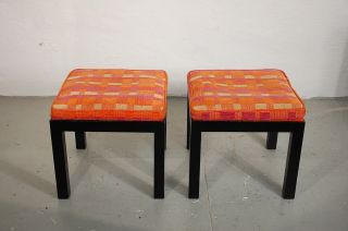 Directional Upholstered Parsons Style Stools photo