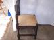 Hand Carved Rustic Pine Desk Chair In Buckskin Leather (sc13) Post-1950 photo 3