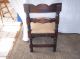 Hand Carved Rustic Pine Desk Chair In Buckskin Leather (sc13) Post-1950 photo 4