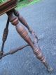 Antique Wooden Piano Bench With Cast Iron Glass Ball Claw Foot Unknown photo 4