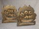Antique Cast Iron Three Masted Sailing Ships Galleon Bookends Other photo 2
