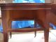2 - Antique Leather Top Mahogany End Tables/night Stands,  Pick - Up Only. 1900-1950 photo 2