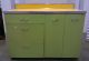 Vintage Green Metal 5 Piece Kitchen Cabinets Base Cabinet Counter Top Uppers Post-1950 photo 1