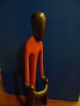 Handcrafted In Ghana Wooden Art Wood Carved Mother 19  & Two Kids Figures Sculptures & Statues photo 9
