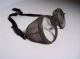 Antique A.  O.  Safety Glasses Wire Mesh Side Shields Strap 100% Steampunk Optical photo 1