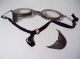 Antique A.  O.  Safety Glasses Wire Mesh Side Shields Strap 100% Steampunk Optical photo 8