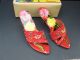 Rare Vintage Vietnamese Wooden Shoes In Box Pacific Islands & Oceania photo 1