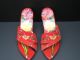 Rare Vintage Vietnamese Wooden Shoes In Box Pacific Islands & Oceania photo 2