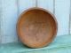 Primitive Country Small Wooden Bowl Red Painted Very Unique Primitives photo 5
